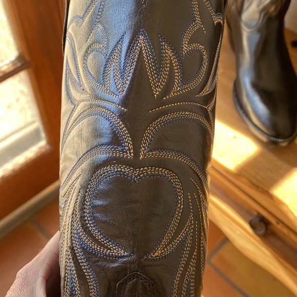 🎉NEW‼️ BILTRITE BLACK EMBROIDERED COWGIRL BOOTS‼️ - Picture 13 of 16